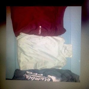 3 long sleeve COLUMBIA fishing shirts